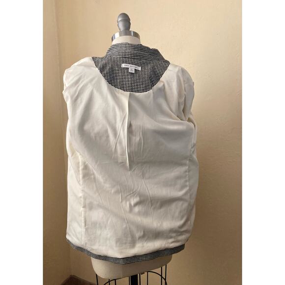 Free Assembly Women's Jacket Blazer Size S Black Checkered Button Up NWOT - Picture 7 of 11